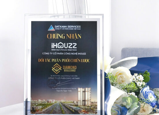 Diamond Boulevard chứng nhận phân phối độc quyền ihouzz Vạn Lộc Realty