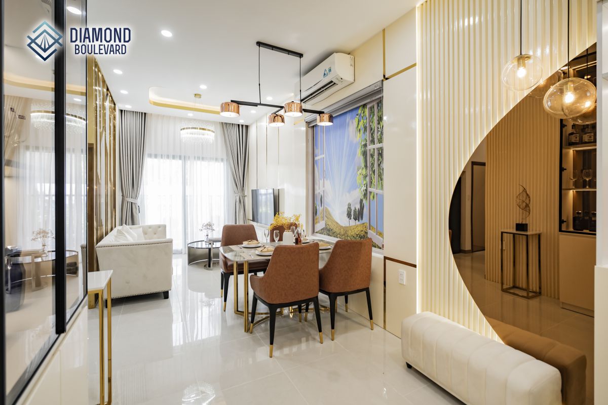 thiết kế căn hộ mẫu diamond boulevard nhà mẫu dự án