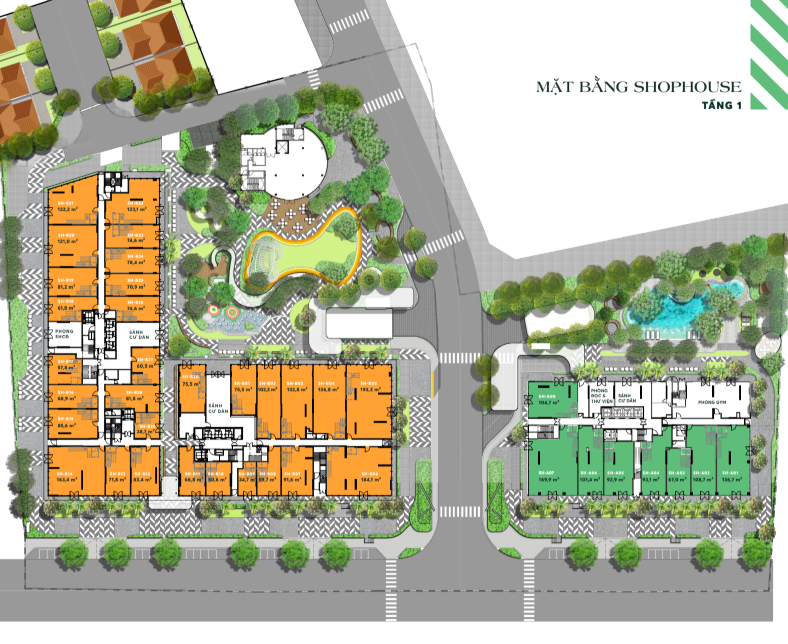 Shophouse Urban Green 140–390 m² giá từ 10 tỷ, Có sổ hồng